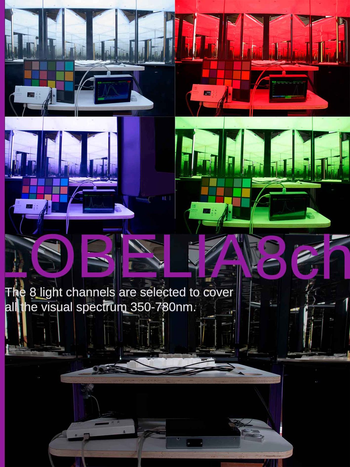 Artificial sky Mirror Box "Lobelia 8ch" by Beta nit