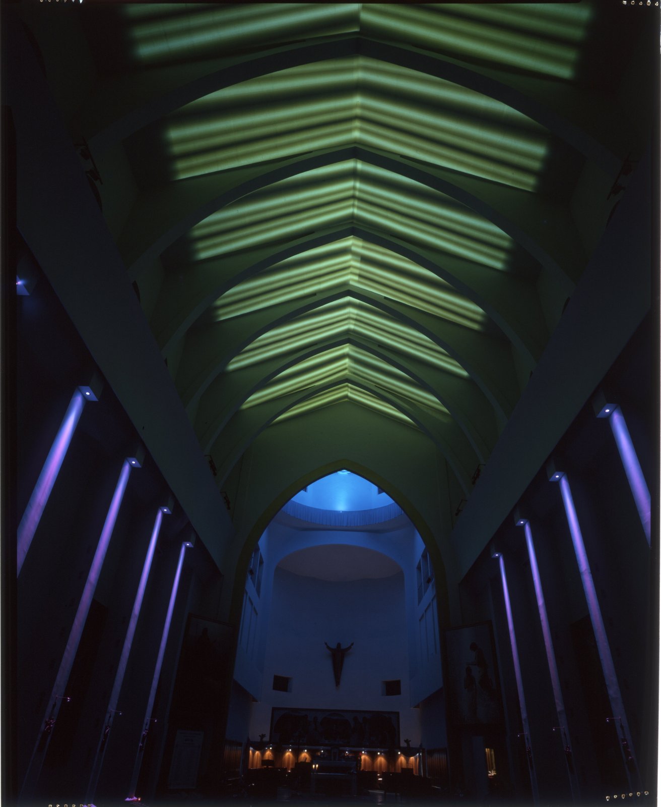lighting design in Tavazzano Church