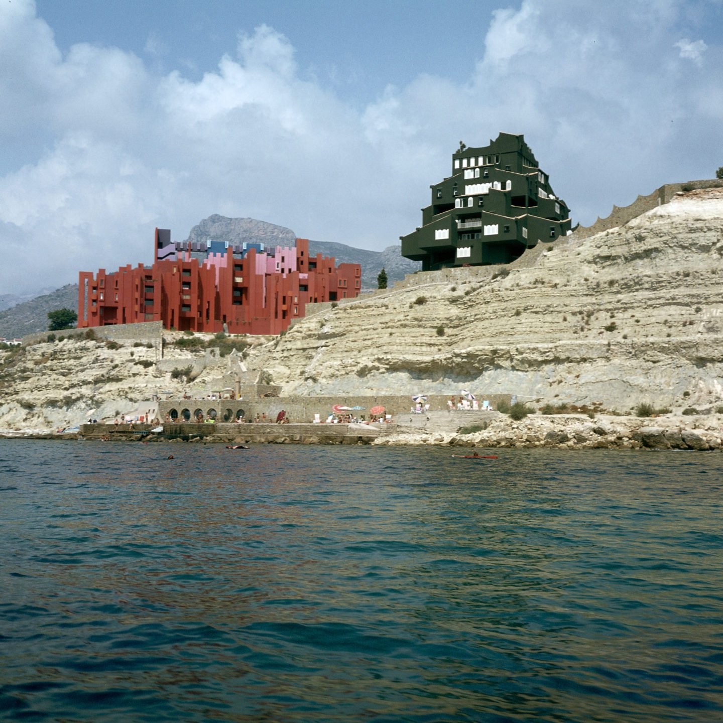 La Muralla Roja is a postmodern residential complex in Manzanera, Calpe, Spain.

Designed by Spanish architect Ricardo Bofill for the client Palomar S.A. in 1968 and completed in 1973, it has been ranked among “the 10 most iconic works of Ricardo Bofill.”