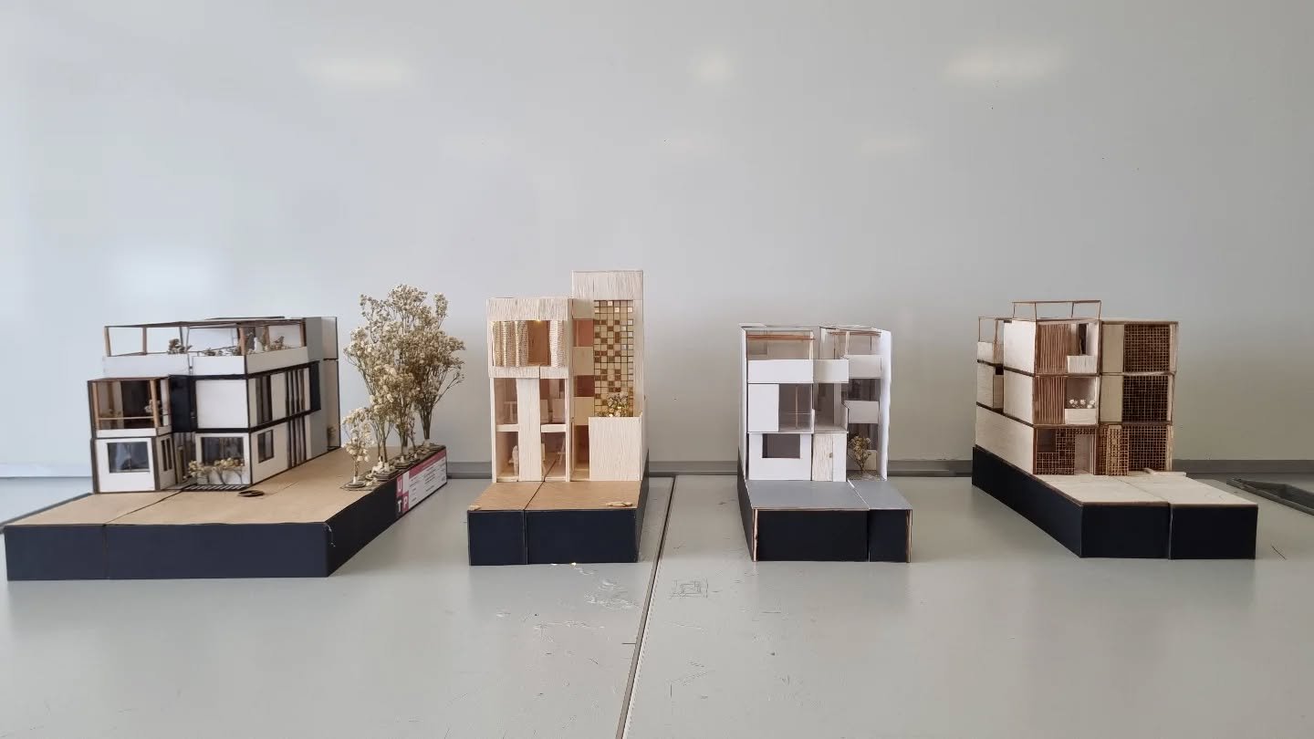 Scale model developed by students of the Architectural Technology program at the Universidad Tecnológica del Perú (UTP), Chiclayo campus, under the guidance of Professor Rubén Paredes.