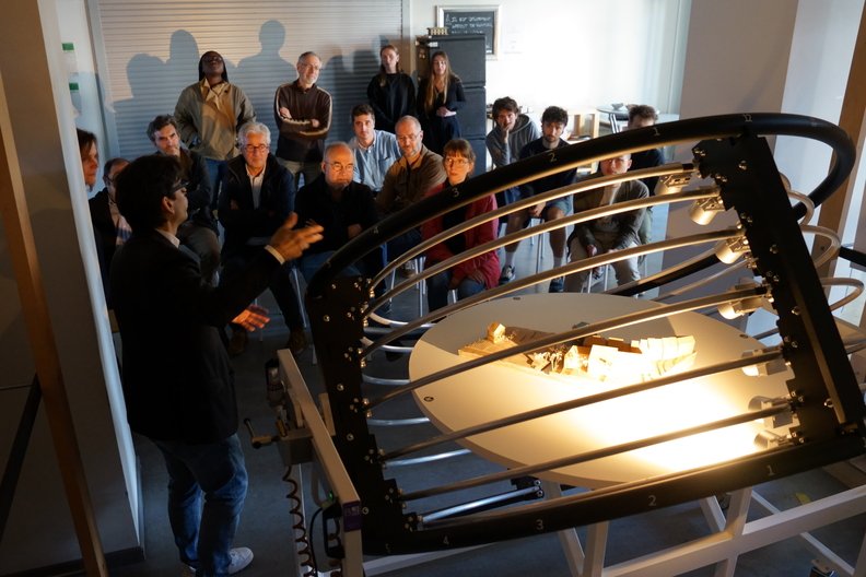 Les images de l’inauguration de l’Héliodon sont dans les galeries LOCI+LAB