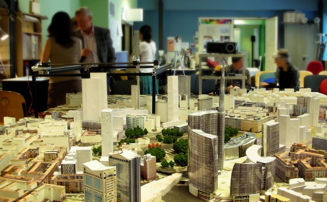 Urban scale model of Milan