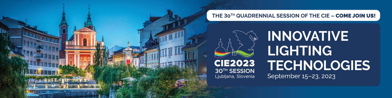 CIE 2023 conference Innovative Lighting Technologies
