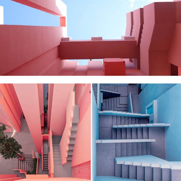 La Muralla Roja is a postmodern residential complex in Manzanera, Calpe, Spain.

Designed by Spanish architect Ricardo Bofill for the client Palomar S.A. in 1968 and completed in 1973, it has been ranked among “the 10 most iconic works of Ricardo Bofill.”